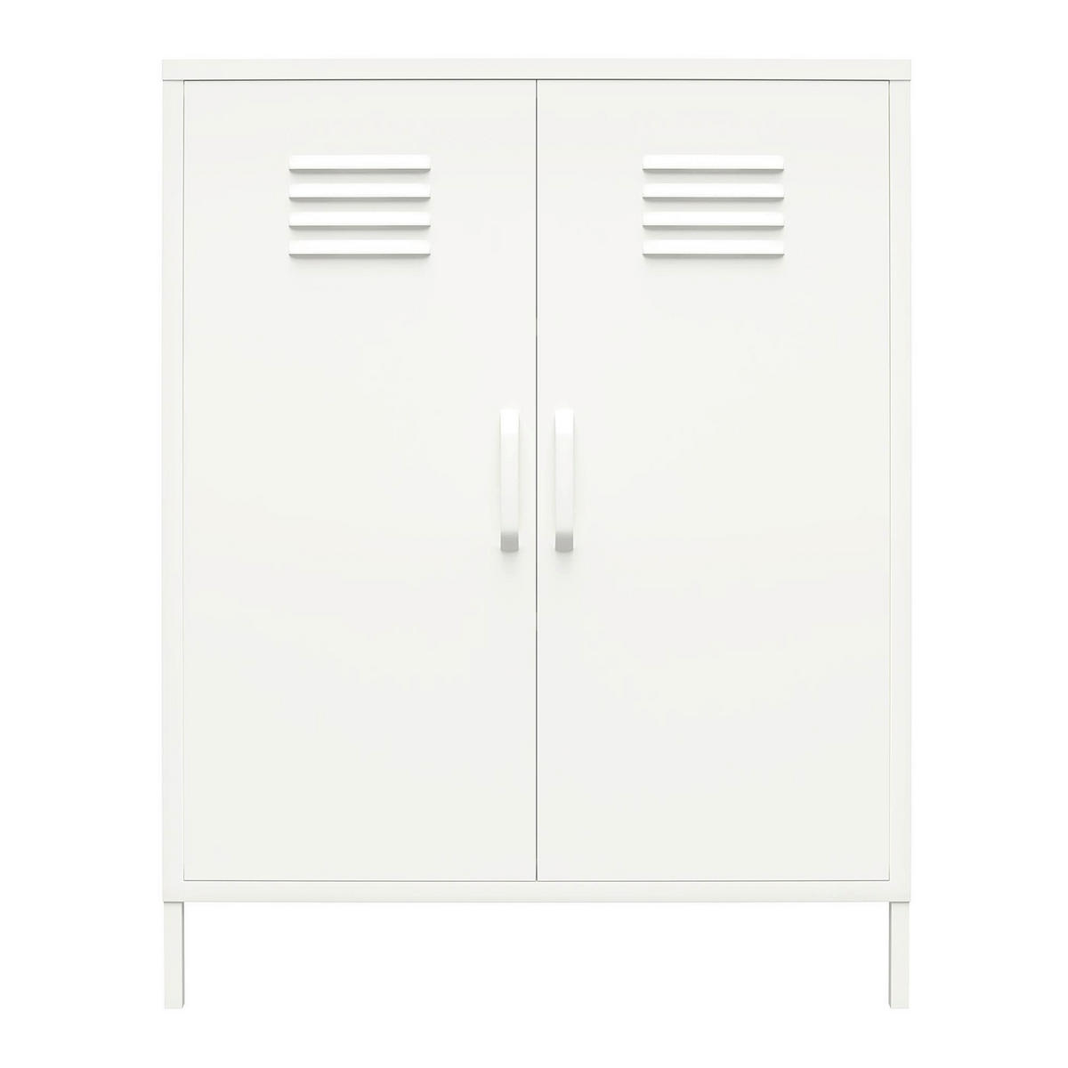 HIGHBOARD Mission District  in 40/102/80 cm  - Weiß, Design, Metall (40/102/80cm) - MID.YOU