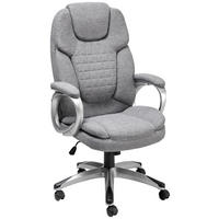 DREHSTUHL  in Fleece Hellgrau  - Silberfarben/Hellgrau, LIFESTYLE, Kunststoff/Textil (61/109-119/71cm) - MID.YOU