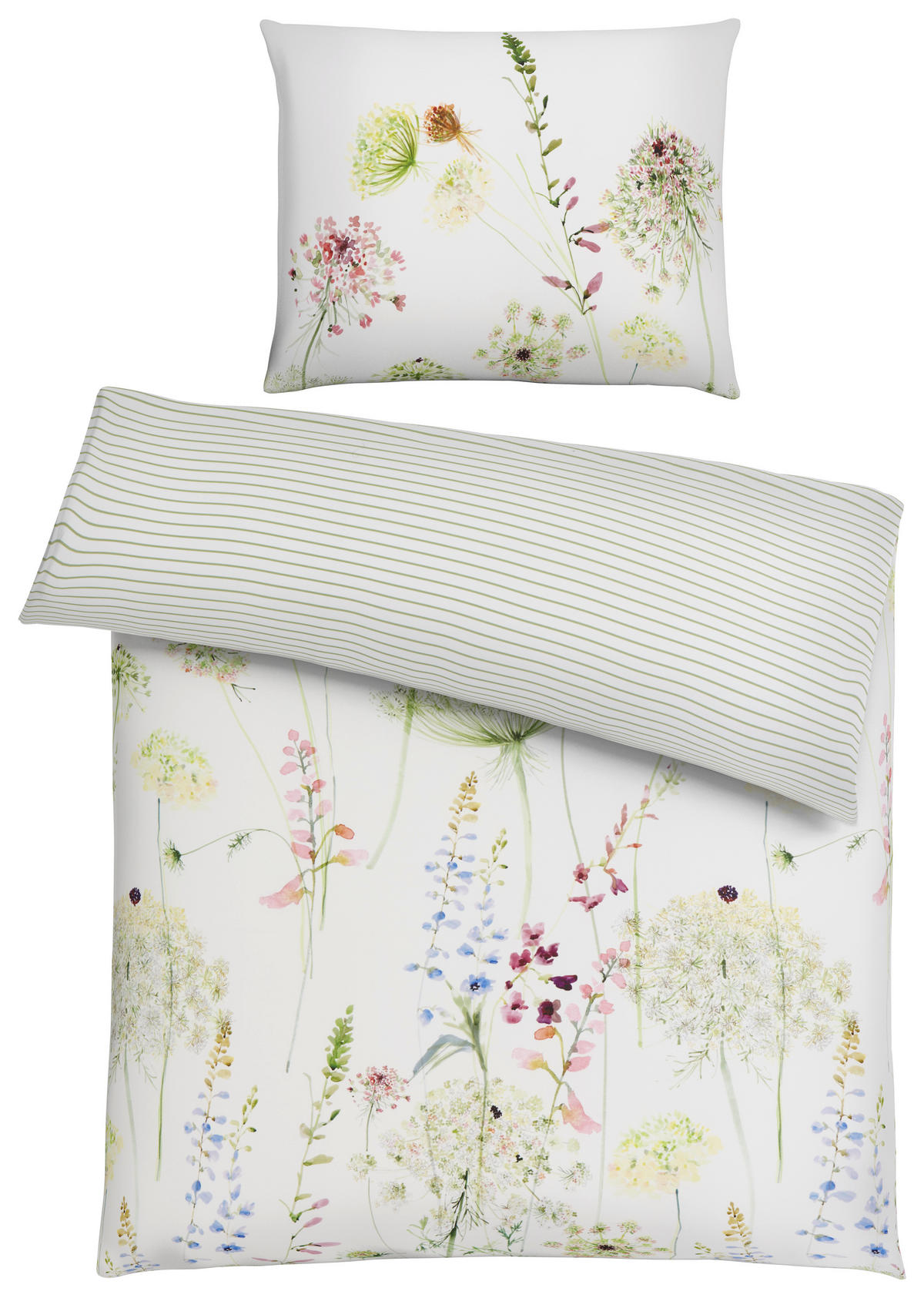 WENDEBETTWÄSCHE Satin 140/200 cm  - Multicolor, LIFESTYLE, Textil (140/200cm) - Estella