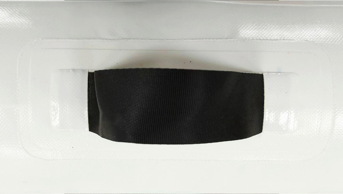 GYMNASTIKMATTE AIR MATTRESS  - Türkis/Weiß, KONVENTIONELL, Kunststoff (300/150/20cm)