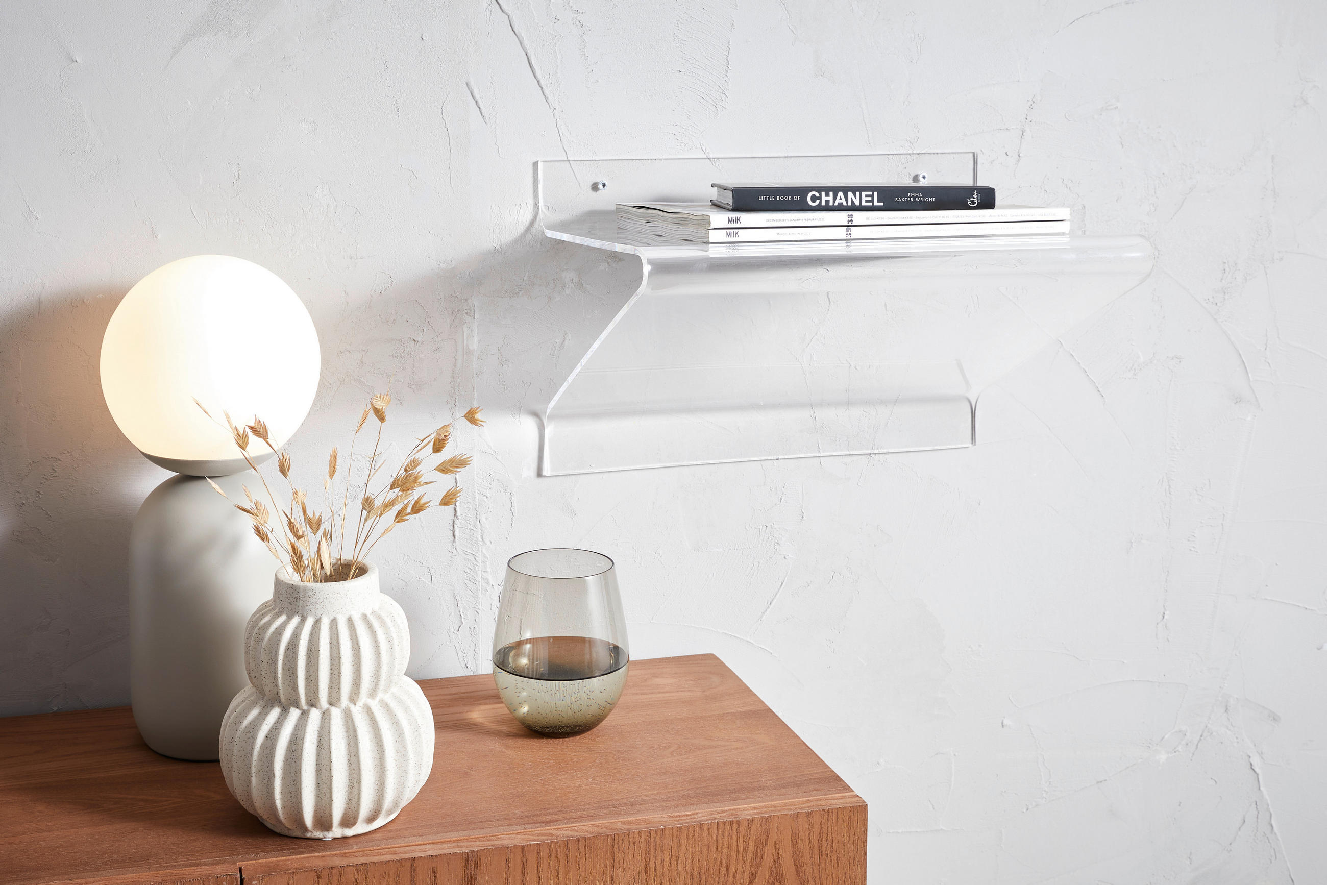 WANDBOARD Klar  - Klar, Design, Kunststoff (37/25/25cm) - Xora