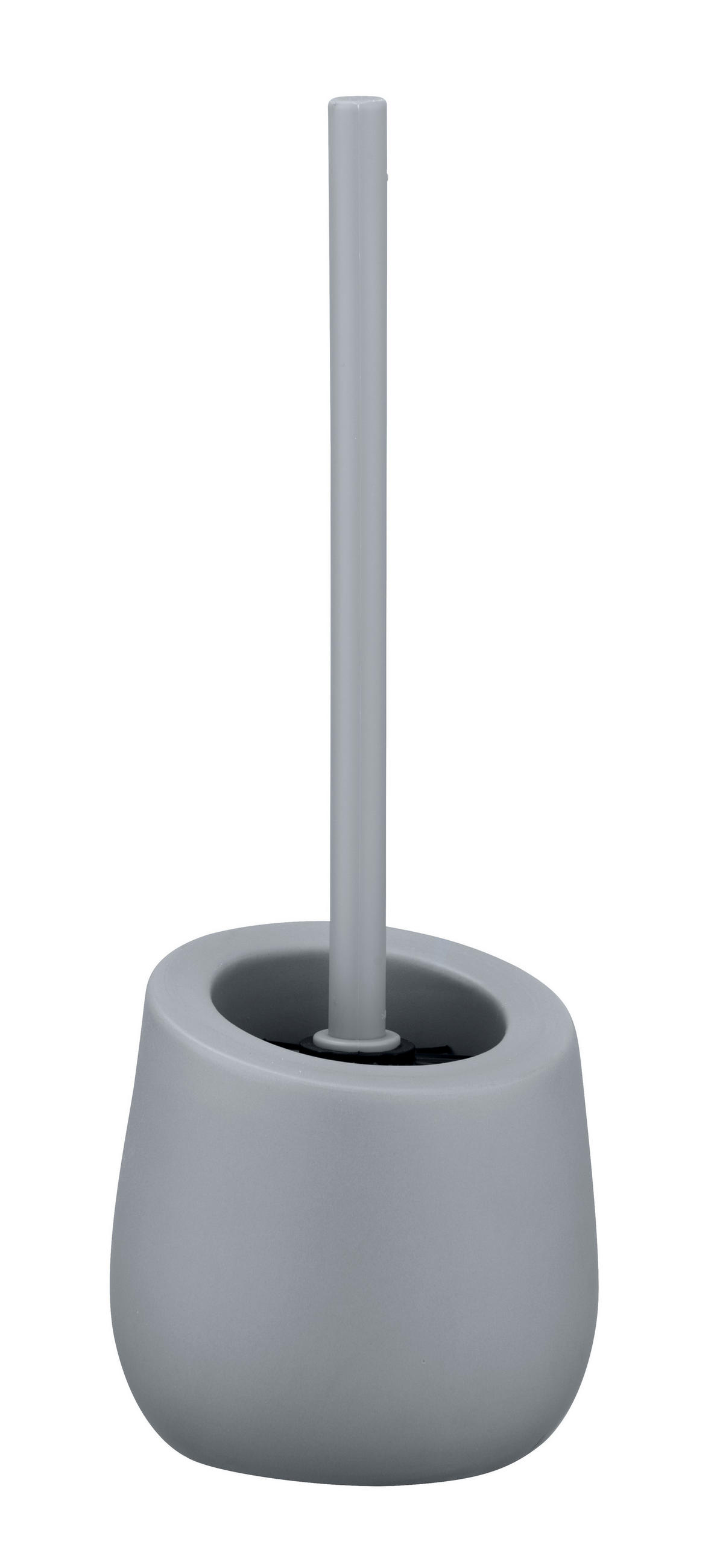 WC-BÜRSTENGARNITUR in Keramik  Kunststoff   - Grau, Basics, Keramik/Kunststoff (13,5/38/13,5cm) - Wenko