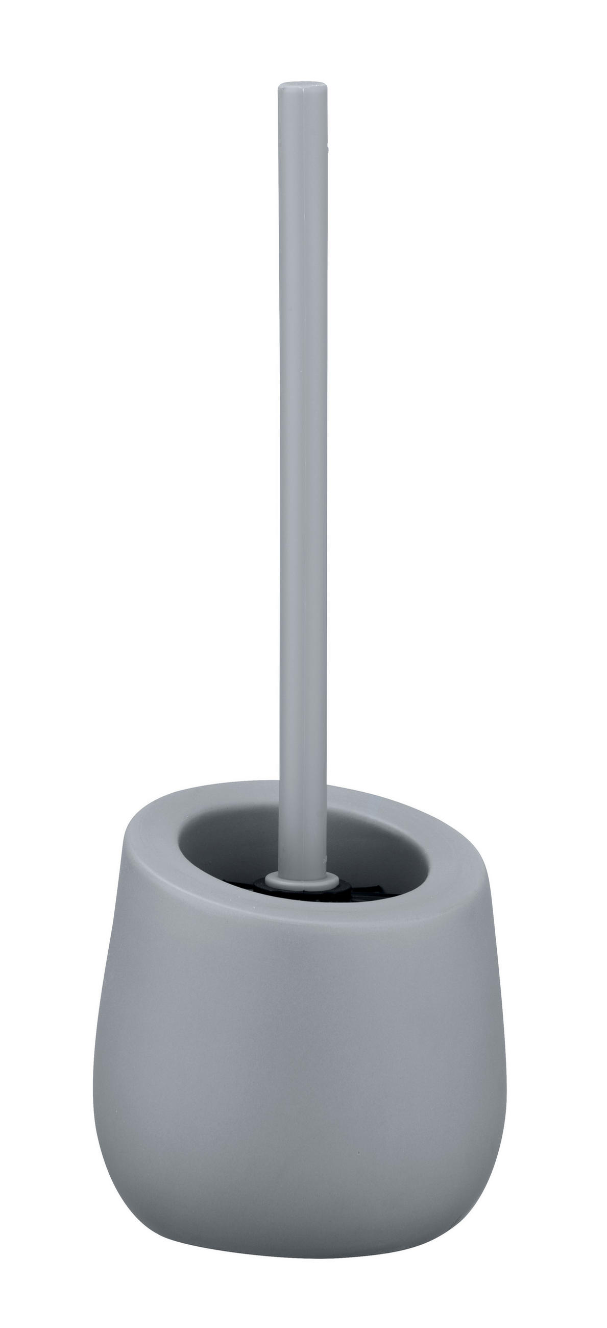 WC-BÜRSTENGARNITUR in Keramik  Kunststoff   - Grau, Basics, Keramik/Kunststoff (13,5/38/13,5cm) - Wenko