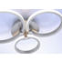 LED-DECKENLEUCHTE - Silberfarben, MODERN, Metall (49/40/8,5cm) LED-DECKENLEUCHTE - Silberfarben, MODERN, Metall (49/40/8,5cm)