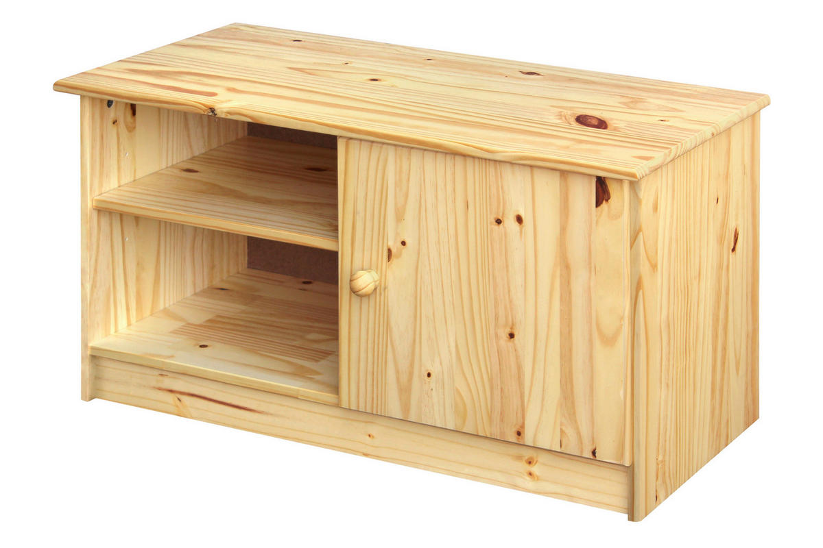 SKOSKÅP  i 91/48/38 cm  - naturfärgad, Natur, trä (91/48/38cm) - Livetastic