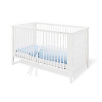 GITTERBETT Pinolino Smilla 152/81/88 cm  - Weiß, Basics, Holz (152/81/88cm) - Pinolino