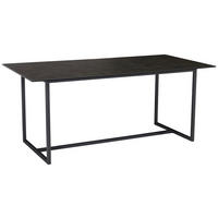 ESSTISCH 180/90/76 cm  Keramik rechteckig Schwarz  - Schwarz, Design, Keramik/Metall (180/90/76cm) - MID.YOU