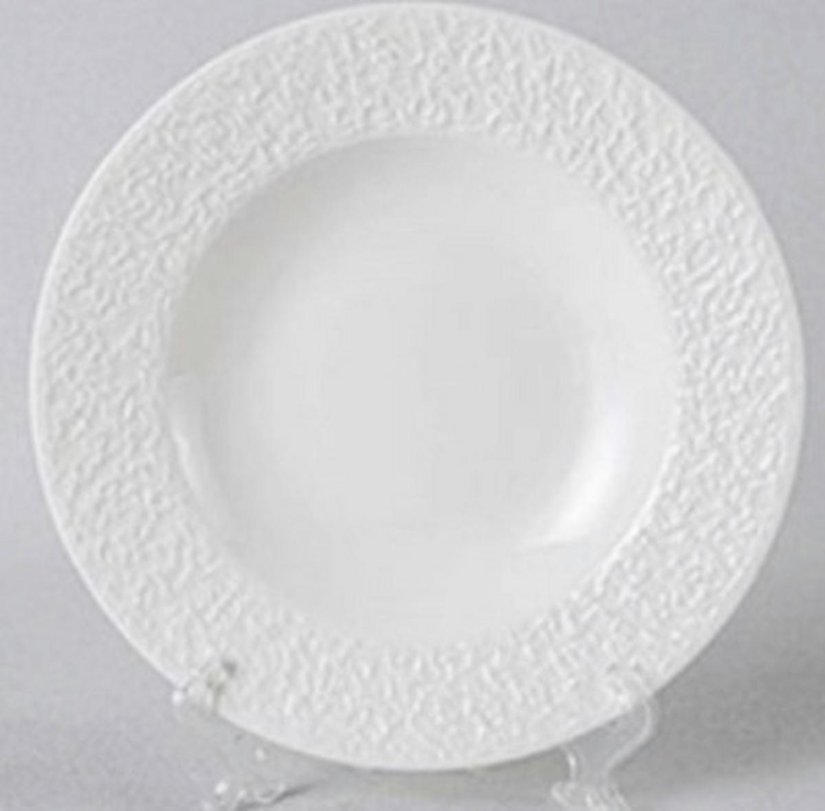 HLUBOKÝ TALÍŘ keramika 22.5 cm - bílá, Design, keramika (22.5cm) - Novel