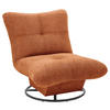 SESSEL in Struktur Terracotta  - Terracotta/Schwarz, Konventionell, Textil/Metall (96/75/93cm) - Carryhome