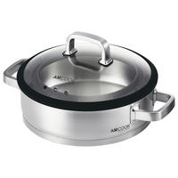 SERVIERPFANNE  - Edelstahlfarben, Basics, Glas/Kunststoff (28/8cm) - Am Cook