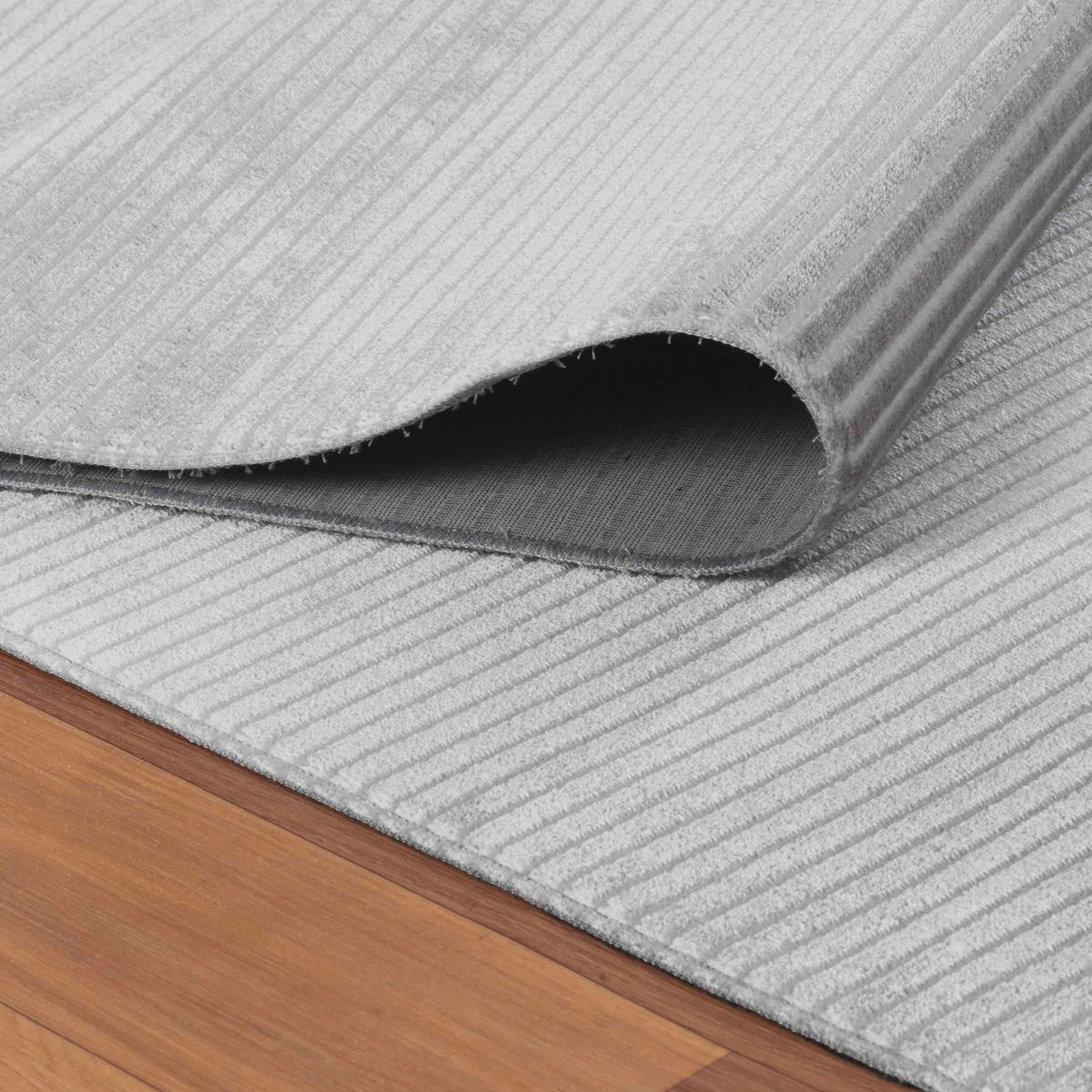 FLACHWEBETEPPICH 80/150 cm Style Silberfarben  - Silberfarben, Basics, Textil (80/150cm) - Novel