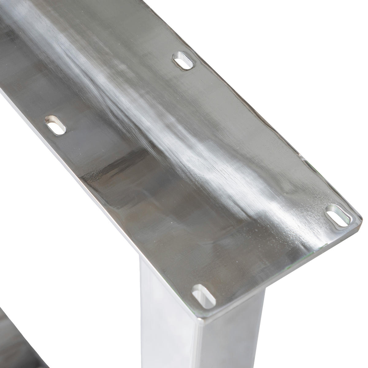 TISCHGESTELL in Metall   - Chromfarben, MODERN, Metall (79/72/10cm) - Livetastic