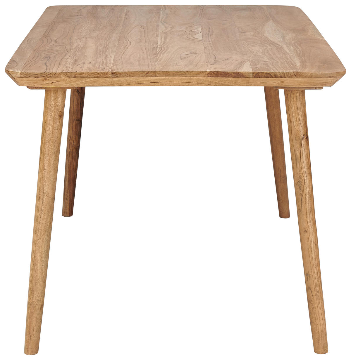 ESSTISCH Akazie Hartholz rechteckig Akaziefarben  - Akaziefarben, MODERN, Holz (175/76/90cm) - Livetastic
