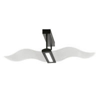 STROPNA LED-SVETILKA  Fenice 40 W//3000 K/230 V/ - črna, Design, kovina/umetna masa (85/40/200cm)