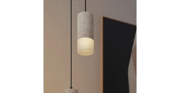 LED-HÄNGELEUCHTE Mimosa 33/150 cm   - Pinienfarben, Design, Kunststoff/Stein (33/150cm) - Dieter Knoll