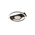LED-DECKENLEUCHTE Varazdin 35/33/5 cm  - Schwarz, Design, Kunststoff/Metall (35/33/5cm) - Boxxx
