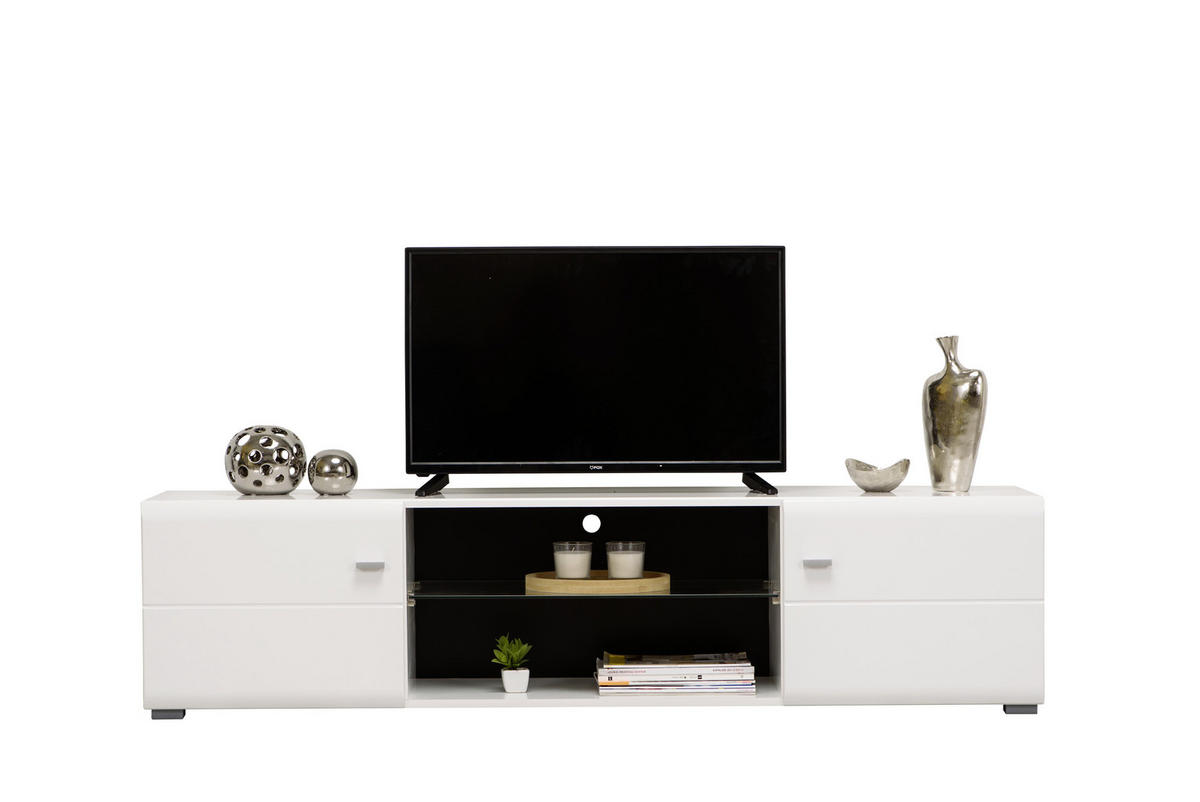 TV-ÁLLVÁNY fehér  - fehér, Basics, faalapú anyag (170/41,5/41cm) - Carryhome