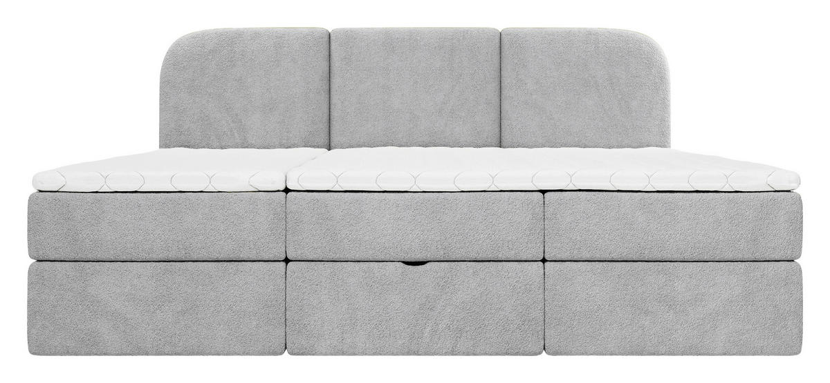 FAMILIENBETT - Schwarz/Grau, MODERN, Holz/Holzwerkstoff (270/200cm) - MID.YOU