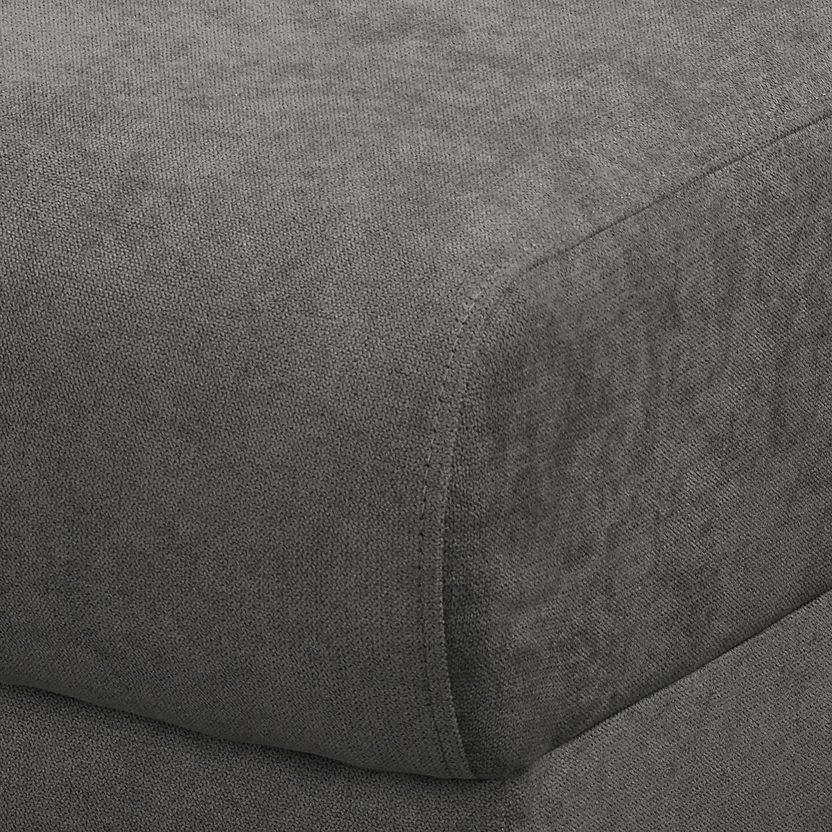 ECKSOFA in Mikrofaser Beige  - Wengefarben/Beige, Design, Holz/Textil (150/230cm) - Livetastic