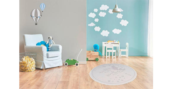 FLACHWEBETEPPICH 160/160 cm Grau  - Grau, Design, Textil (160/160cm) - Novel