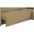 ECKSOFA Olivgrün Struktur  - Schwarz/Olivgrün, Design, Kunststoff/Textil (284/205cm) - Xora
