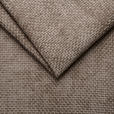 ECKSOFA Braun Struktur - Schwarz/Braun, KONVENTIONELL, Textil/Metall (274/194cm) - Carryhome