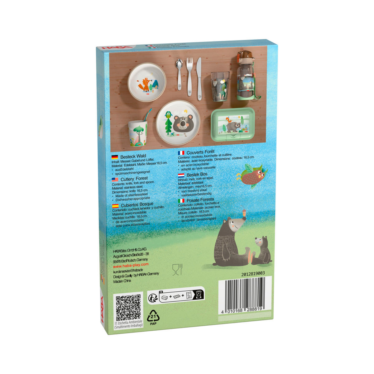 KINDERBESTECK - Silberfarben, Basics, Metall (11/2,3/18cm) - Haba