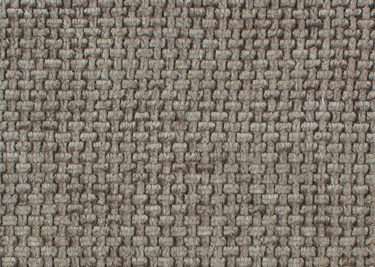 ECKSOFA in Webstoff Graubraun  - Graubraun/Schwarz, Modern, Kunststoff/Textil (297/180cm) - Welnova