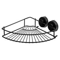 DUSCHABLAGE Metall, Kunststoff  - Schwarz, Basics, Kunststoff/Metall (29,8/9/21,8cm) - Sadena