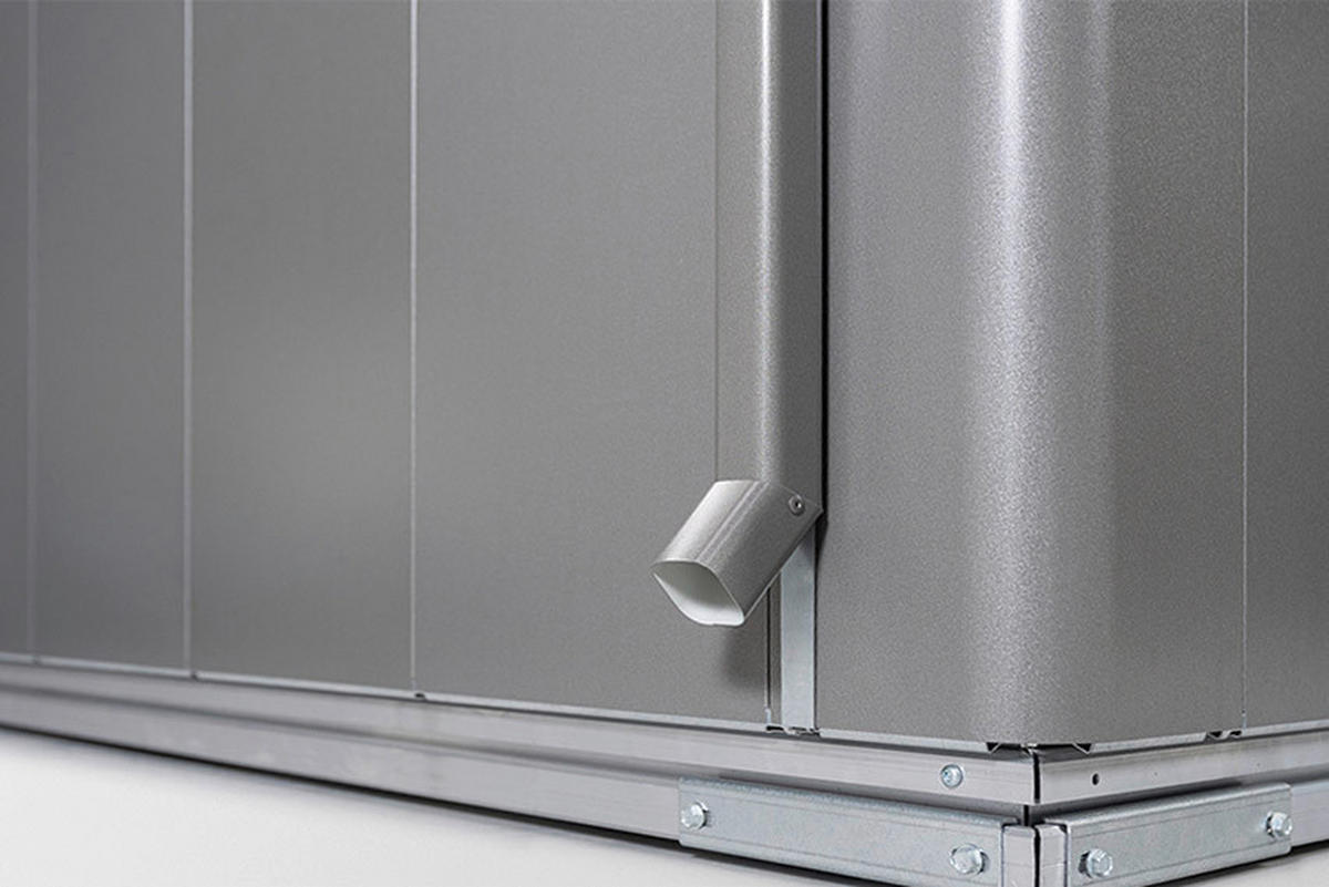 GERÄTEHAUS Metall  - Silberfarben, Basics, Metall (180/220/236cm) - Biohort