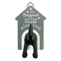GARDEROBENHAKEN  in Petrol  - Petrol, Trend, Holzwerkstoff (16/10/6cm)