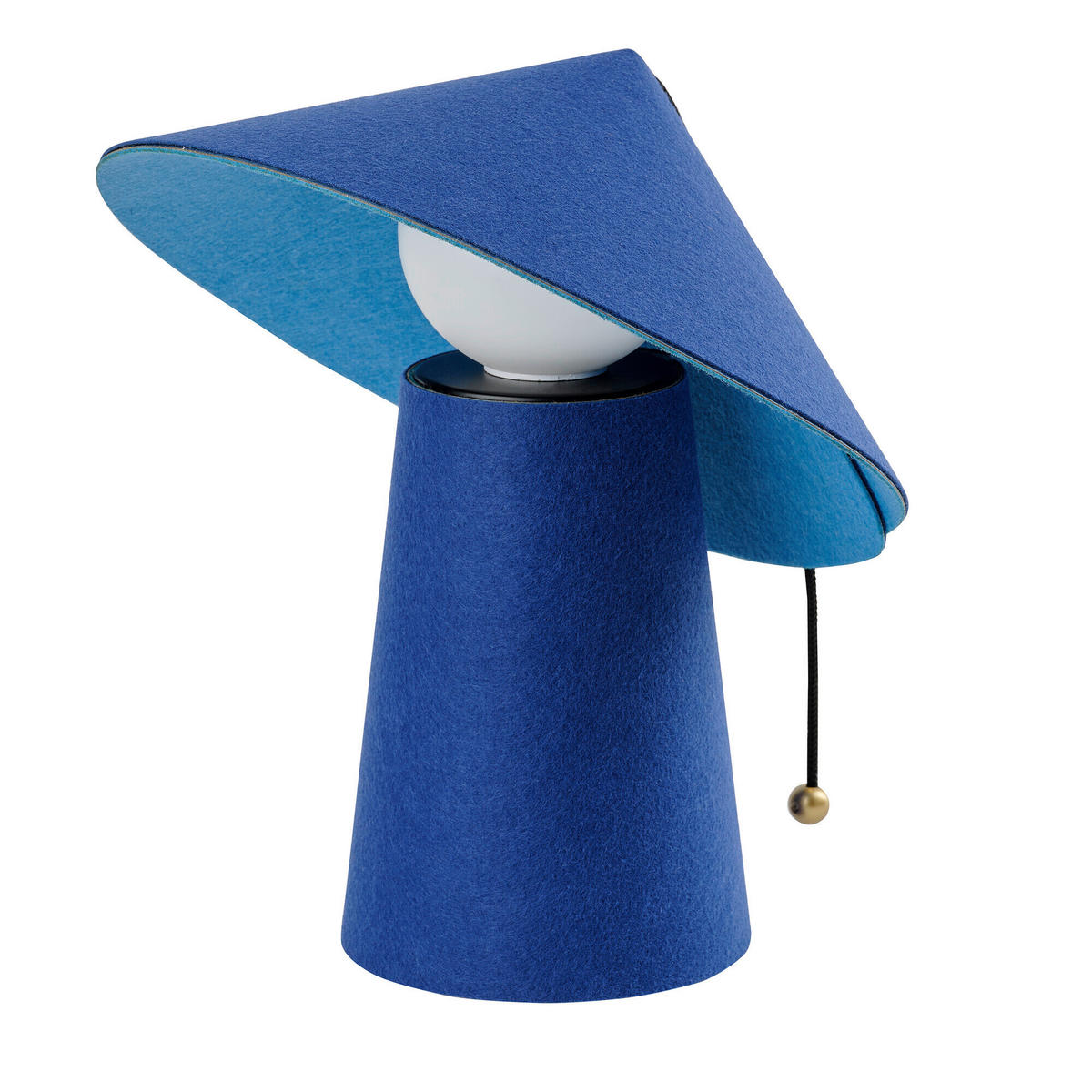 LED-TISCHLEUCHTE 23,5/25,5 cm   - Blau, Basics, Textil (23,5/25,5cm) - Osram