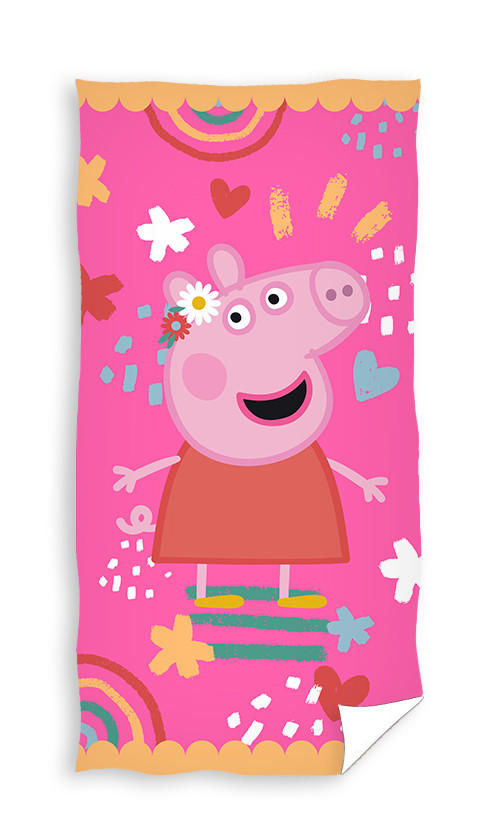 BRISAČA ZA NA PLAŽO      70/140 cm        večbarvno  - večbarvno, Basics, tekstil (70/140cm) - Peppa Pig
