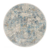 WEBTEPPICH Wohnzimmer 240 cm Avignon Blau, Grau rund  - Blau/Grau, Design, Textil (240cm) - Dieter Knoll