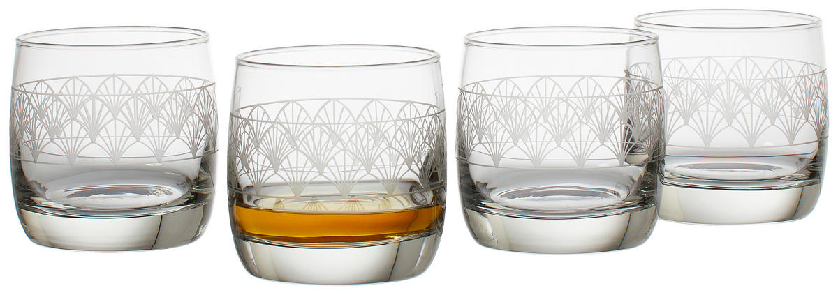 GLÄSERSET Paradisio  4-teilig  - Transparent, Trend, Glas (19/15,5/24cm) - Creatable