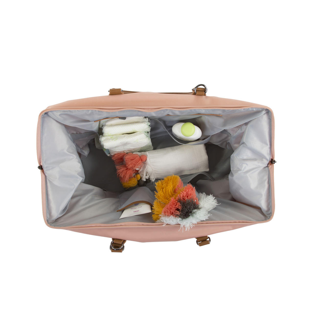 WICKELTASCHE  Childhome Mommy Bag   - Pink/Grau, Basics, Textil (30/55/40cm) - Childhome