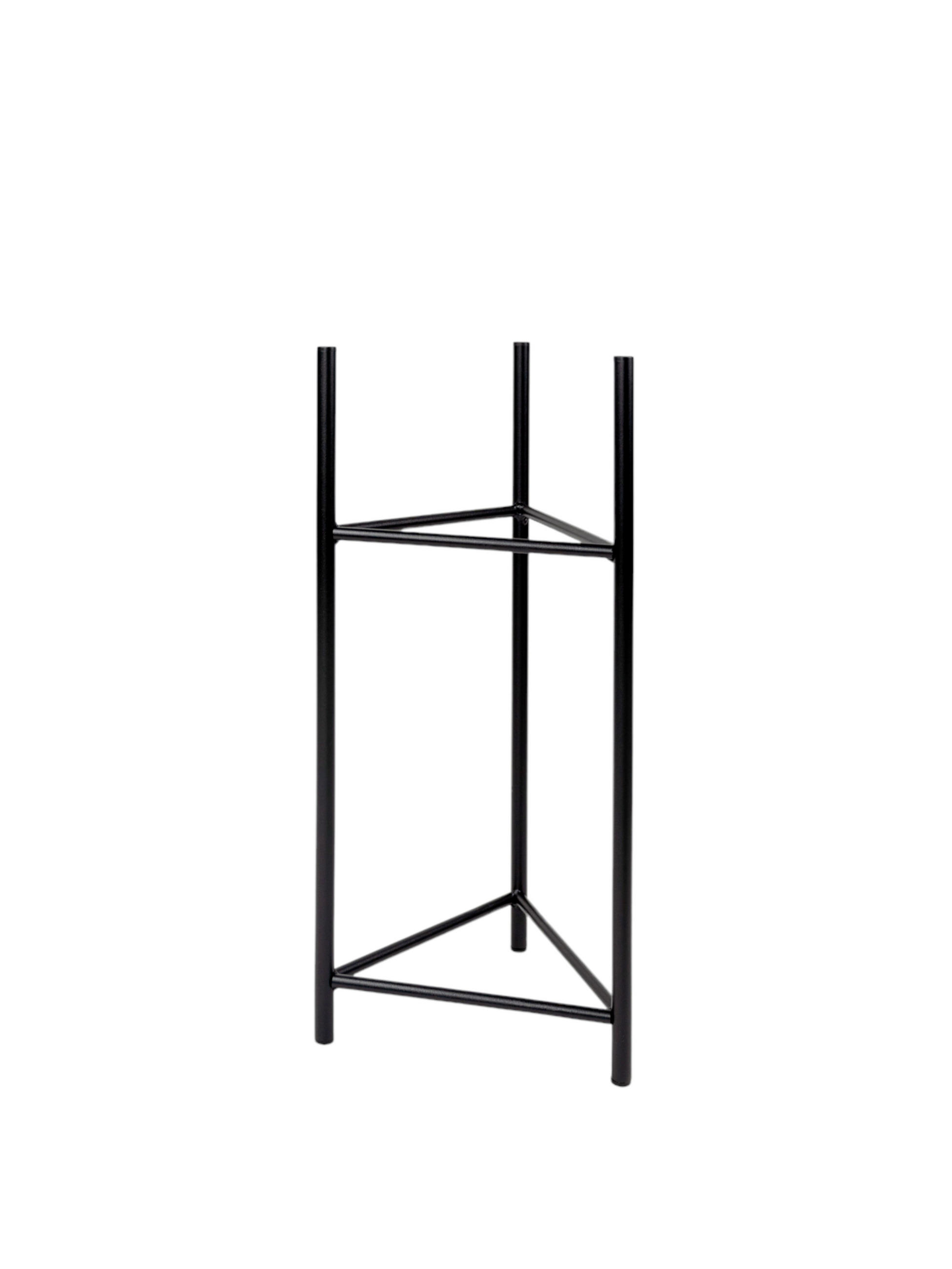 BLUMENSTÄNDER Metall  - Schwarz, Basics, Metall (27/60/27cm)