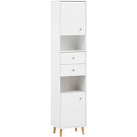 HOCHSCHRANK 40,3/180,6/33,1 cm  - Eichefarben/Eschefarben, MODERN, Holz/Holzwerkstoff (40,3/180,6/33,1cm) - Stylife