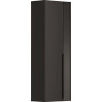 GARDEROBENSCHRANK  in 58/165/34 cm  - Anthrazit/Schwarz, Design, Glas/Holzwerkstoff (58/165/34cm) - Dieter Knoll