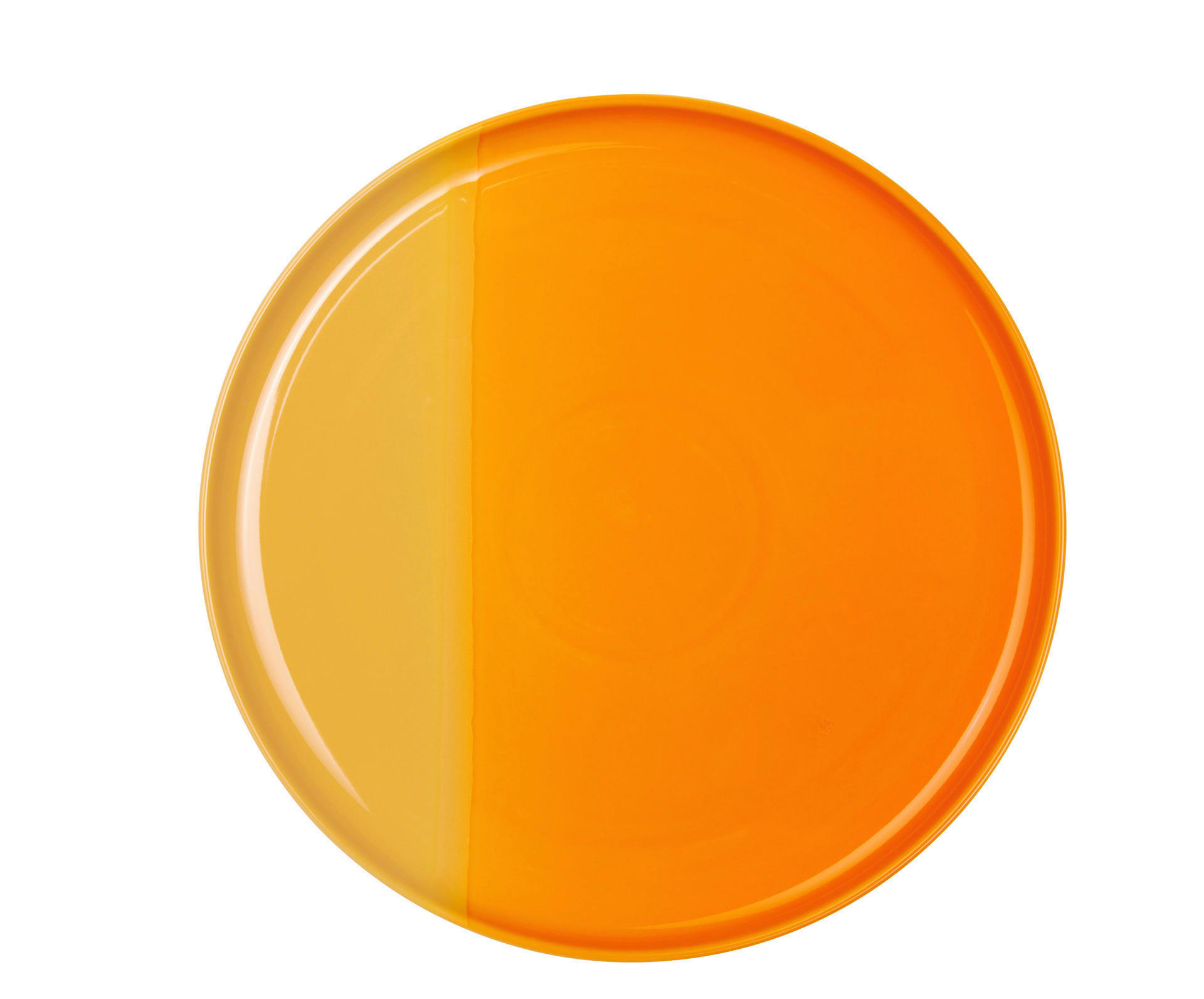 SPEISETELLER Gelb, Orange 26,5/2,1 cm joy  - Gelb/Orange, KONVENTIONELL, Keramik (26,5/2,1cm) - ASA