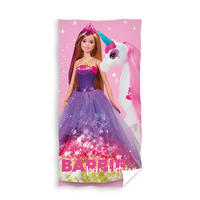 PEŠKIR ZA PLAŽU 70/140 cm , višebojna  - višebojna, Osnovno, tekstil (70/140cm) - Barbie