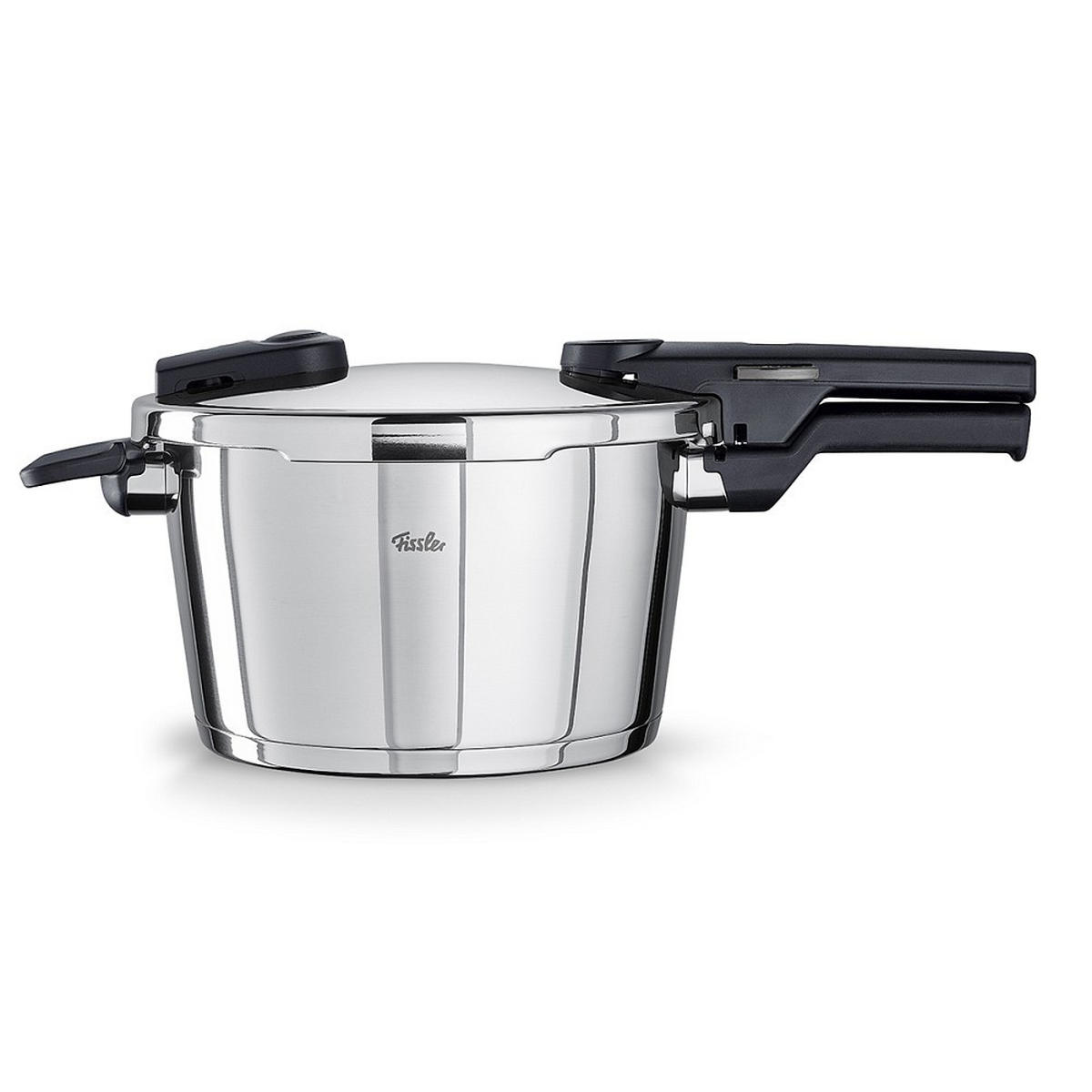 SCHNELLKOCHTOPF VITAQUICK GLOSSY® Poliert 6.0 L  - Silberfarben, Basics, Metall (6l) - Fissler