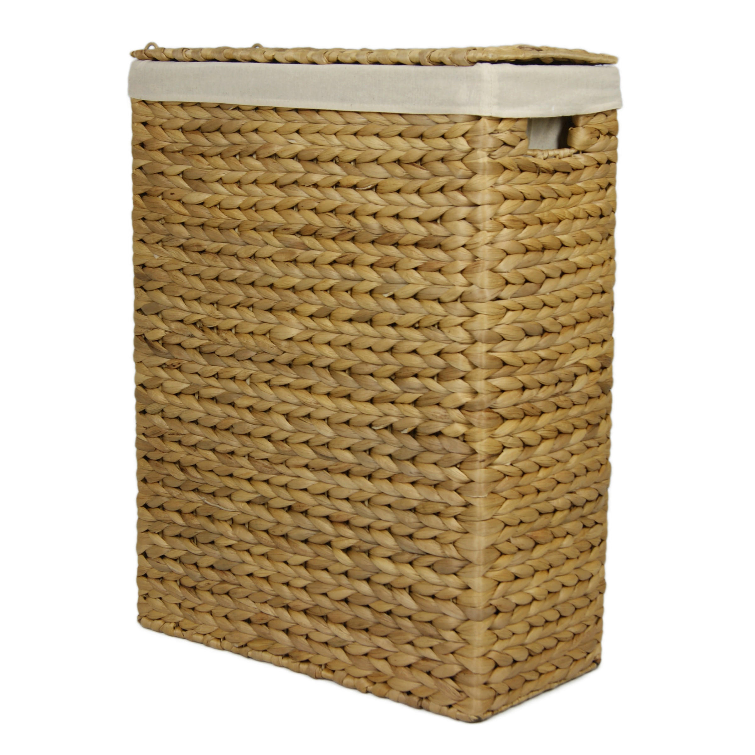 WÄSCHESAMMLER - Braun, Basics, Holz (45/23/60cm)