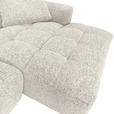 ECKSOFA  in Chenille Creme, Beige  276/170 cm  - Beige/Creme, KONVENTIONELL, Kunststoff/Textil (276/170cm) - Carryhome