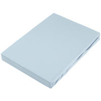 BOXSPRING-FIXLEINTUCH - Hellblau, Konventionell, Textil (180/220cm) - Novel