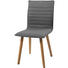 STUHL Eiche massiv Eichefarben, Hellgrau - Eichefarben/Hellgrau, Design, Holz/Textil (44/90/53cm) - Carryhome STUHL Eiche massiv Eichefarben, Hellgrau - Eichefarben/Hellgrau, Design, Holz/Textil (44/90/53cm) - Carryhome
