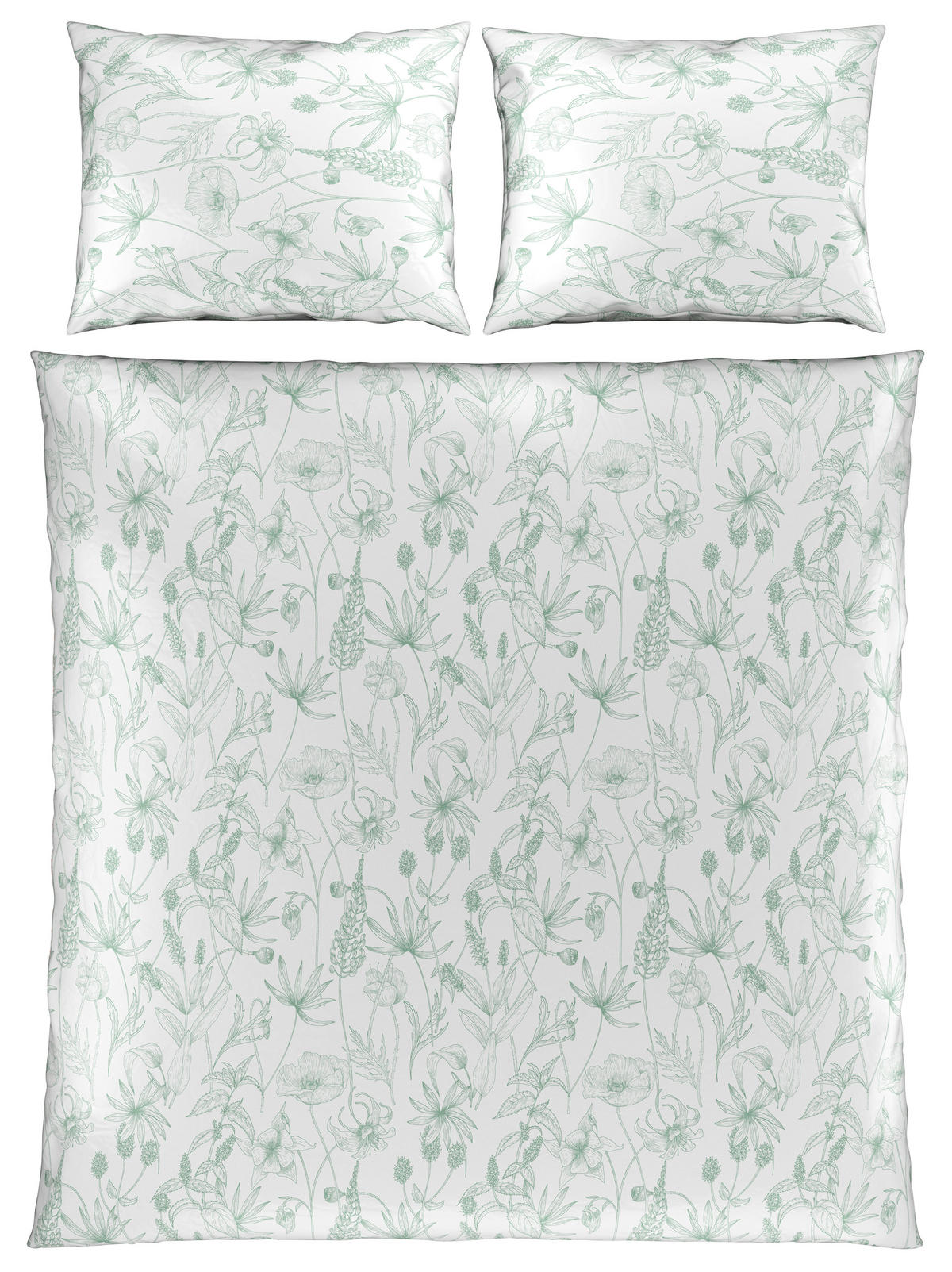 POSTELJNINA SELINA 200/200 cm renforcé zelena  - zelena, Konvencionalno, tekstil (200/200cm) - Esposa