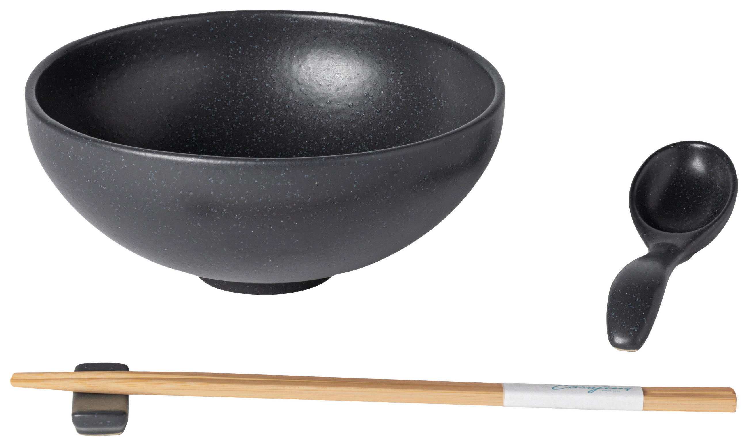 SCHÜSSELSET PACIFICA 3-teilig  - Anthrazit, Basics, Keramik (19/8,2cm) - Costa Nova