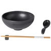 SCHÜSSELSET PACIFICA 3-teilig  - Anthrazit, Basics, Keramik (19/8,2cm) - Costa Nova