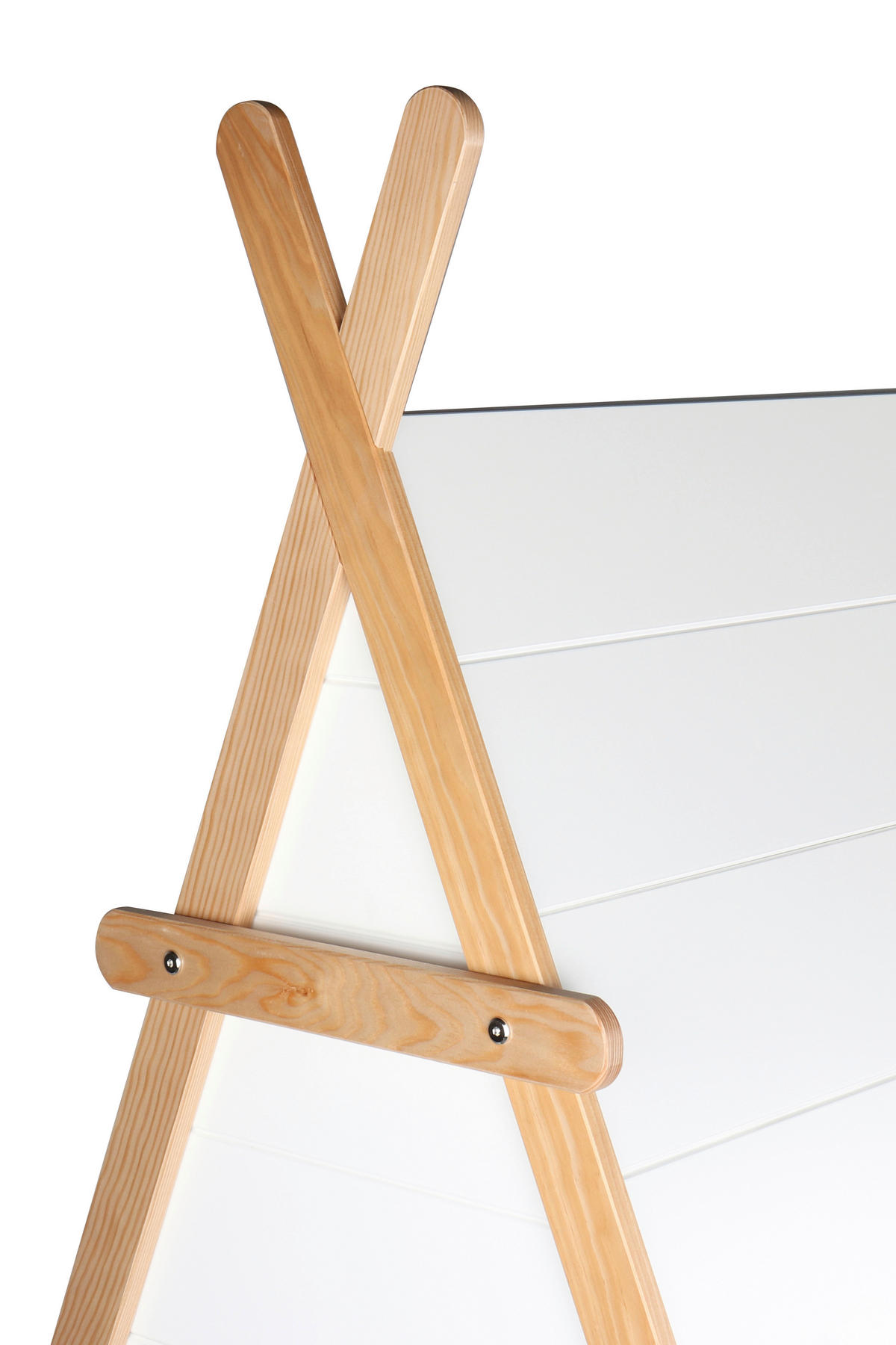 HAUSBETT Lattenrost 90/200 cm  - Naturfarben/Weiß, Design, Holz (90/200cm) - home24